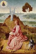 Hieronymus Bosch Saint John the Evangelist on Patmos. painting